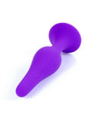 Dop anal din silicon premium Butt Plug Extra Large 15.5 cm, mov