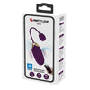 Ou vibrator ABNER cu 12 moduri de vibratii si control prin aplicatie, incarcare USB, silentios, silicon premium, mov