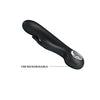 Vibrator Rabbit G-spot CARINA cu 7 moduri de vibratii si incarcare USB, flexibil, silicon premium, negru