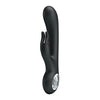 Vibrator Rabbit G-spot CARINA cu 7 moduri de vibratii si incarcare USB, flexibil, silicon premium, negru