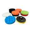 Set 12 piese polish auto profesional cu taler M14, discuri de burete 15 cm, lana si adaptor pentru bormasina