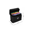 Set 80 markere colorate duble cu suport si geanta depozitare, varf subtire si gros 1/6 mm, cerneala pe baza de alcool
