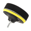 Set 12 piese polish auto profesional cu taler M14, discuri de burete 15 cm, lana si adaptor pentru bormasina