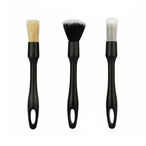 Set 3 perii profesionale pentru detailing și curățare interior-exterior auto