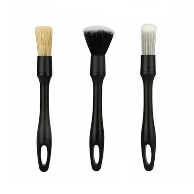 Set 3 perii profesionale pentru detailing și curățare interior-exterior auto