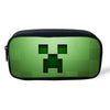 Penar neechipat Minecraft, 1 compartiment cu fermoar, Creeper, 22x11x4.5cm