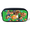 Penar neechipat Minecraft, 1 compartiment cu fermoar, Heroes & Mobs, 22x11x4.5cm