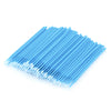 Set 100 Micro Brush, microaplicatoare extensii gene, bleu