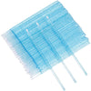 Set 100 Micro Brush, microaplicatoare extensii gene, sclipici albastru