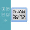 Higrometru si termometru digital de camera cu ceas, bleu
