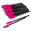 Set 50 periute mascara extensii gene false, magenta