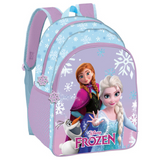 Ghiozdan pentru Școală, Model Frozen, cu 2 Compartimente, Bretele Ajustabile și Întărite, 40 × 30 × 17 cm, Mov
