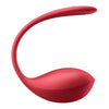 Ou vibrator Satisfyer Shiny Petal cu 12 moduri de vibratii, control prin aplicatie si telecomanda wireless, incarcare magnetica USB, silentios, silicon premium