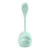 Ou vibrator Satisfyer Smooth Petal cu 12 moduri de vibratii, control prin aplicatie si telecomanda wireless, incarcare magnetica USB, silentios, silicon premium, verde