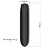 Vibrator clitoris Powerful Bullet cu 20 moduri de vibratii si incarcare USB, 10 cm, negru