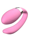 Vibrator pentru cuplu V-Vibe cu 7 moduri de vibratii, telecomanda wireless si incarcare USB, silentios, silicon premium, roz