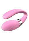 Vibrator pentru cuplu V-Vibe cu 7 moduri de vibratii, telecomanda wireless si incarcare USB, silentios, silicon premium, roz