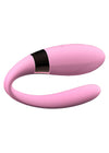 Vibrator pentru cuplu V-Vibe cu 7 moduri de vibratii, telecomanda wireless si incarcare USB, silentios, silicon premium, roz