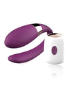 Vibrator pentru cuplu V-Vibe cu 7 moduri de vibratii, telecomanda wireless si incarcare USB, silentios, silicon premium, mov