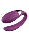 Vibrator pentru cuplu V-Vibe cu 7 moduri de vibratii, telecomanda wireless si incarcare USB, silentios, silicon premium, mov