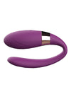 Vibrator pentru cuplu V-Vibe cu 7 moduri de vibratii, telecomanda wireless si incarcare USB, silentios, silicon premium, mov