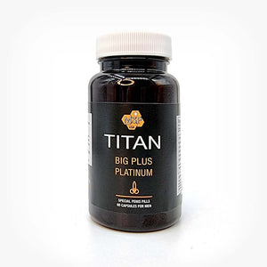 Capsule TITAN BIG Plus Platinum pentru îngrijire intimă masculină, 60 capsule