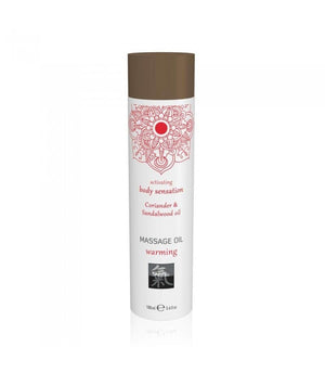 Ulei pentru masaj SHIATSU Warming cu aromă de coriandru și lemn de santal, 100 ml
