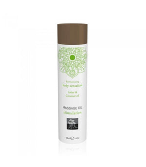 Ulei pentru masaj SHIATSU Stimulation cu aromă de lotus și cocos, 100 ml
