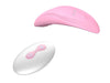 Stimulator clitoris cu 10 moduri de vibratii, ultrasubtire si portabil, telecomanda wirelss, incarcare USB, roz
