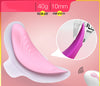 Stimulator clitoris cu 10 moduri de vibratii, ultrasubtire si portabil, telecomanda wirelss, incarcare USB, roz
