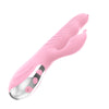 Vibrator Rabbit G-spot MARCIA cu 20 moduri de vibratii, functie incalzire, miscari rotatie, miscari sus/jos, incarcare USB, silentios, silicon premium, roz