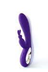 Vibrator Rabbit BELLA cu 36 moduri de vibratii si incarcare USB, flexibil, silentios, silicon premium, mov