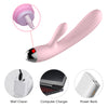 Vibrator Rabbit G-spot cu 10 moduri de vibratii, functie de incalzire si incarcare USB, flexibil, silentios, silicon premium, roz