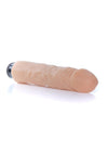 Vibrator realistic Real Skin Multispeed 20 cm,intensitate vibratii reglabila, crem