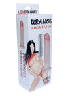 Vibrator realistic URANOS LOVECLONEX 17.5 cm, 7 moduri de vibratii, telecomanda