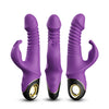 Vibrator Rabbit ZING cu 9 moduri de vibratii si incarcare magnetica, silentios, silicon premium, mov